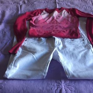 White dELIA* S skinny jeans low waist